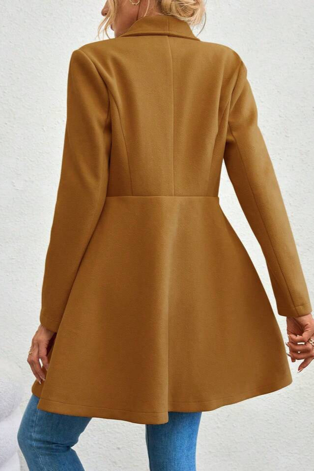 Meredith | Women's Open Front Shawl Collar Longline Jacket