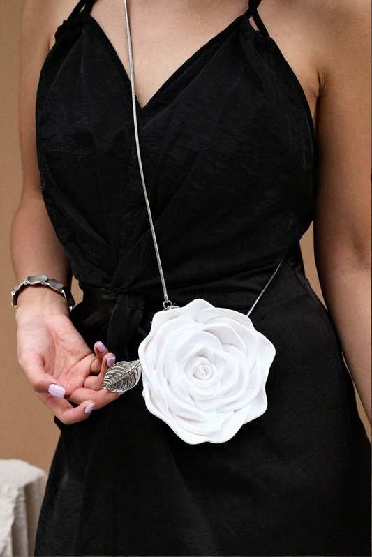 Nadia | Women's Floral Rose Crossbody Clutch Bag