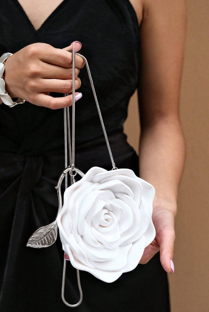 Nadia | Women's Floral Rose Crossbody Clutch Bag