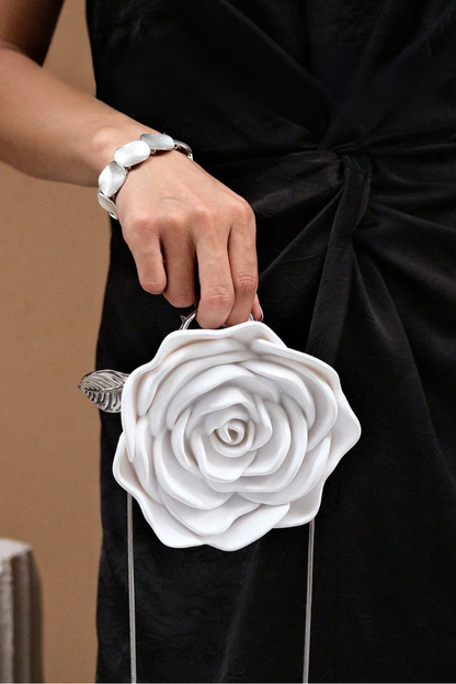 Nadia | Women's Floral Rose Crossbody Clutch Bag
