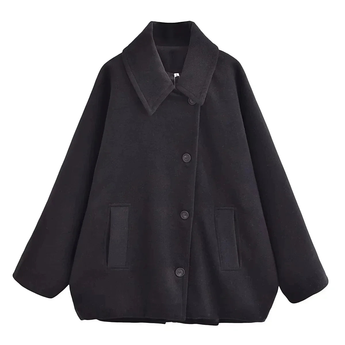 Patricia | Women's Oversized Notch Lapel Wool Blend Jacket
