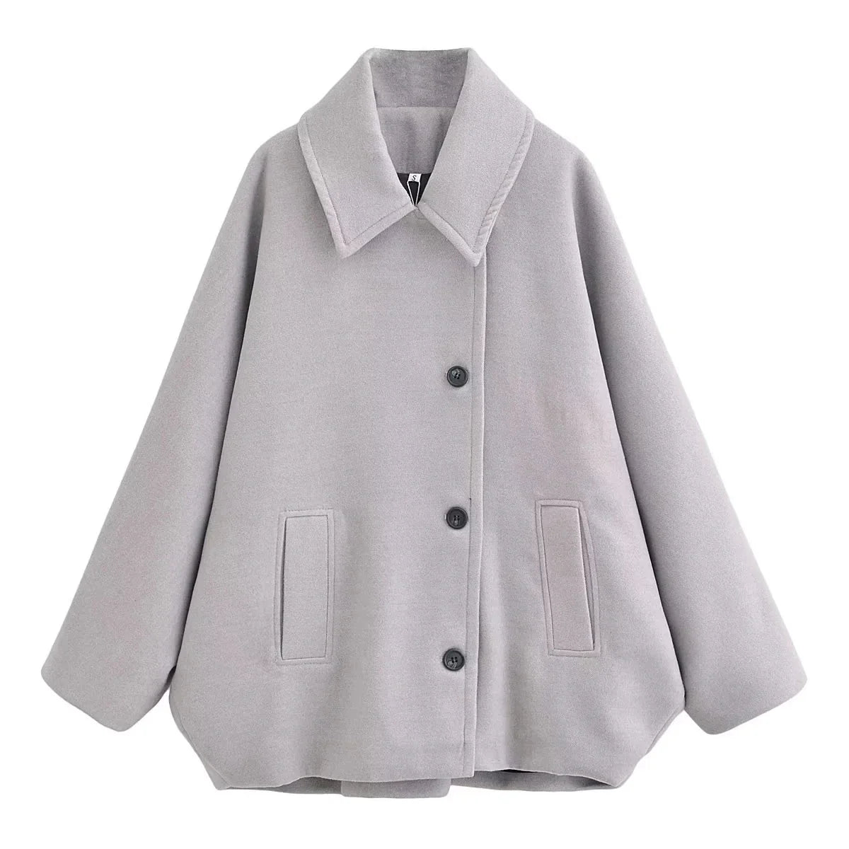 Patricia | Women's Oversized Notch Lapel Wool Blend Jacket