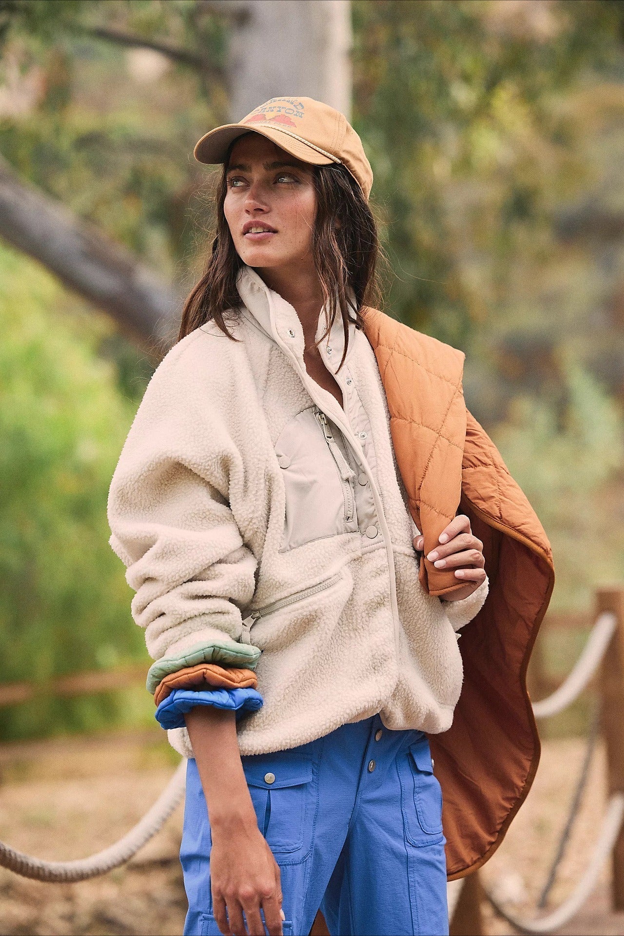 Regine | Women's Sherpa Fleece Teddy Jacket with Buttons