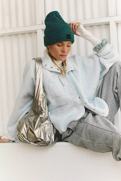 Regine | Women's Sherpa Fleece Teddy Jacket with Buttons