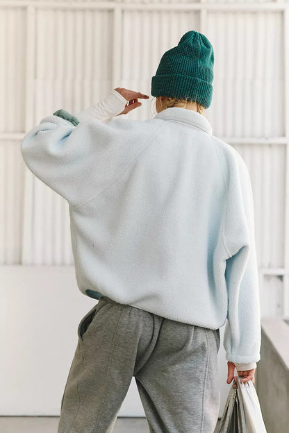 Regine | Women's Sherpa Fleece Teddy Jacket with Buttons