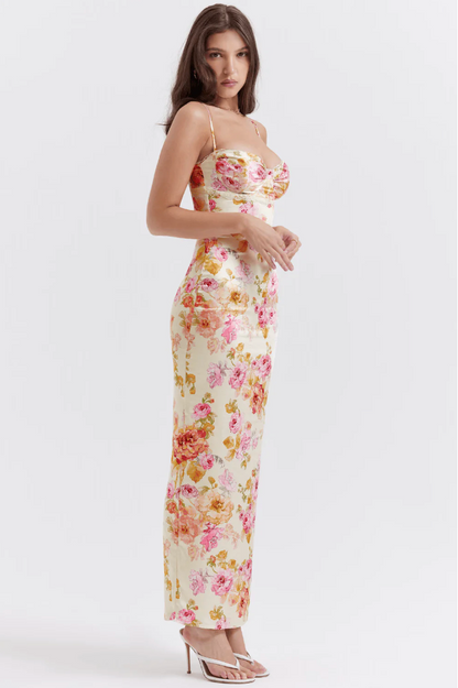 Selah | Women's Sleeveless Floral Maxi Summer Wedding Guest Dress
