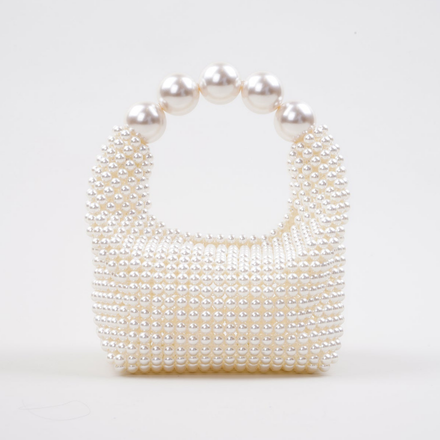 Selina | Women’s Pearl Beaded Top Handle Mini Party Bag