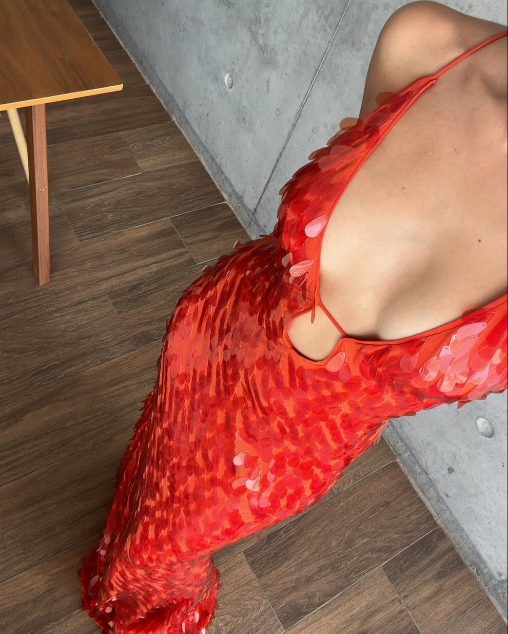 Veronica | Women's Sleeveless Sequin Maxi Prom Dress