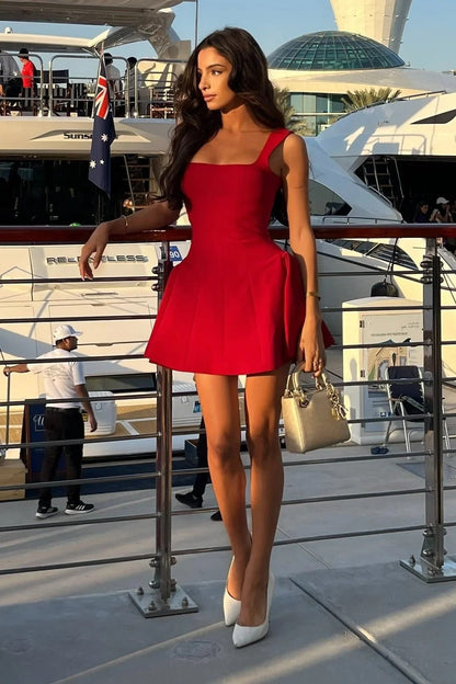 Vicky | Women's Sleeveless Skater Mini Dress