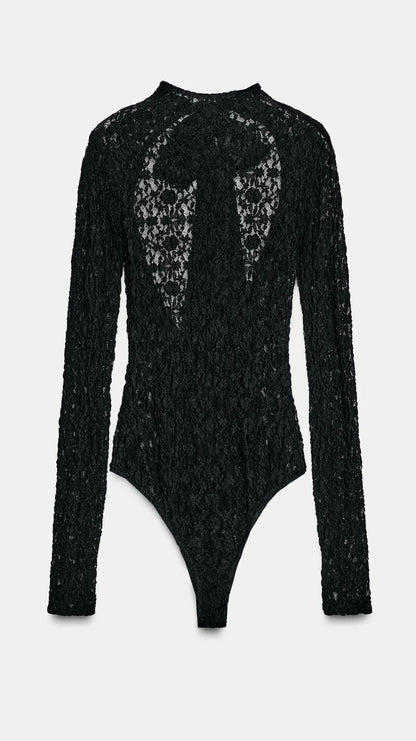 Vivian | Women's Lace Bow Detailed Two-Piece Set