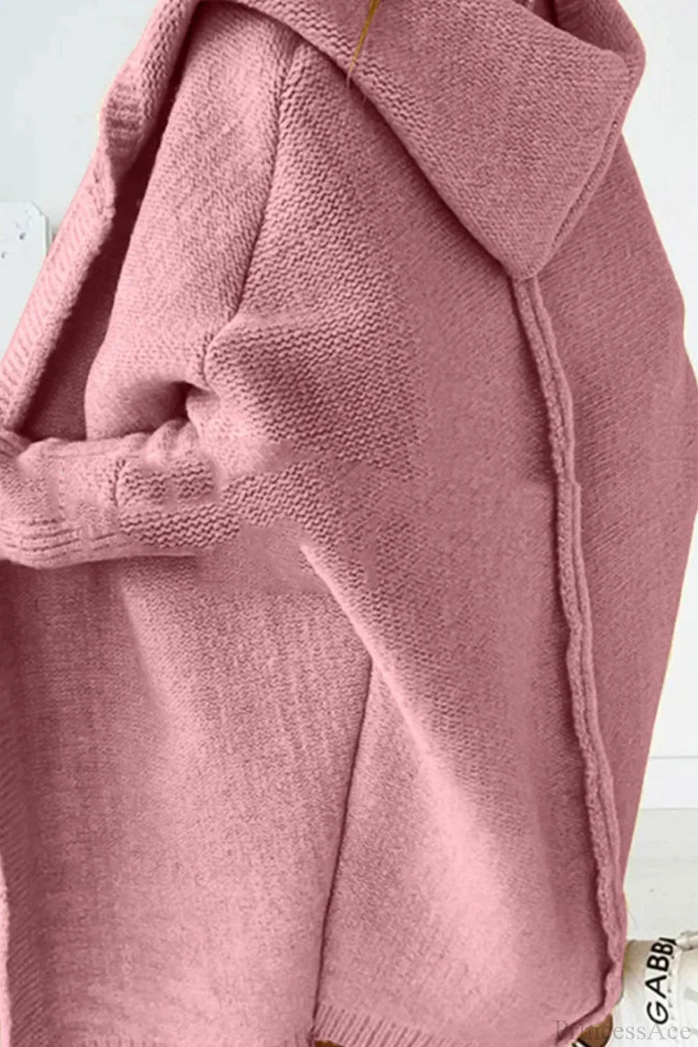 Yasmin | Women's Hooded Open Front Long Knit Cardigan