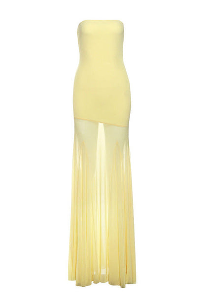 Melody | Women's Strapless Maxi Wedding Guest Dress