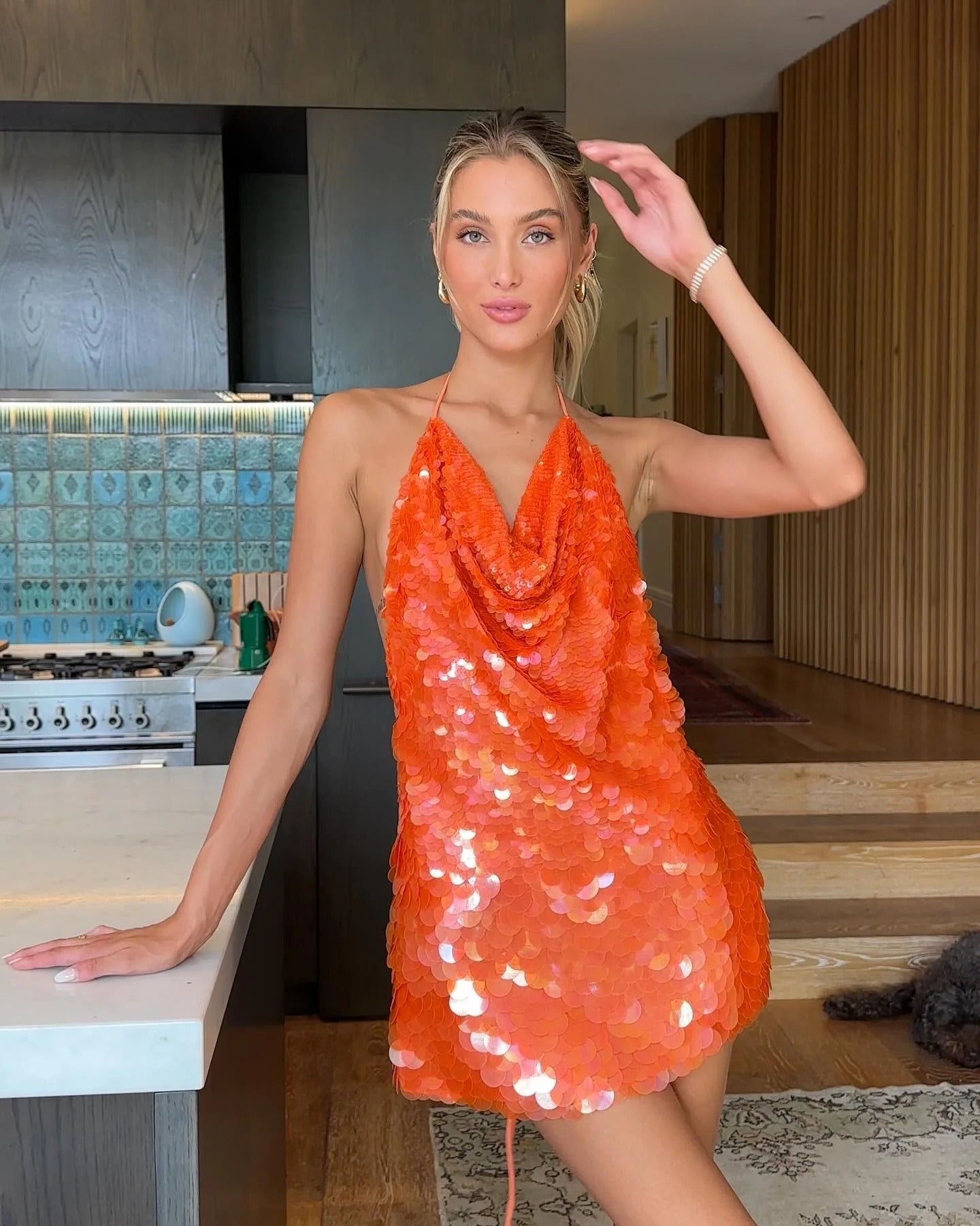 Livia | Women's Sleeveless Sequin Mini Summer Party Dress