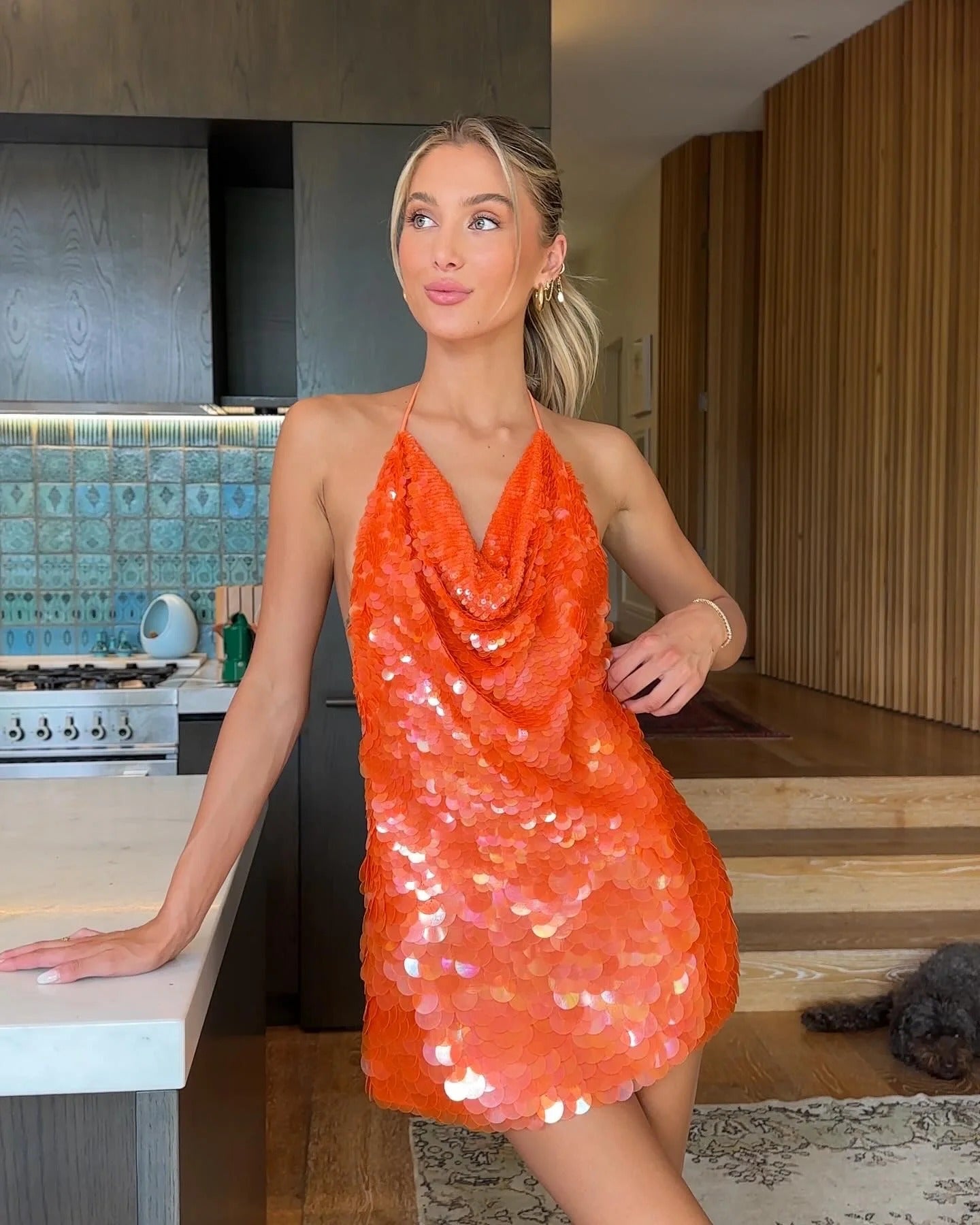 Livia | Women's Sleeveless Sequin Mini Summer Party Dress