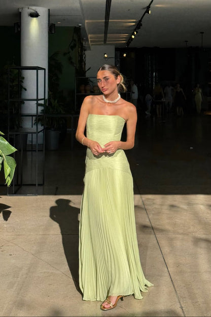 Skyla | Women's Strapless Maxi Wedding Guest Dress