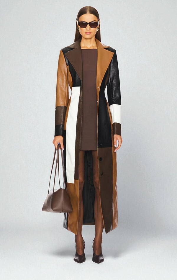 ROSALINE | LEATHER COAT